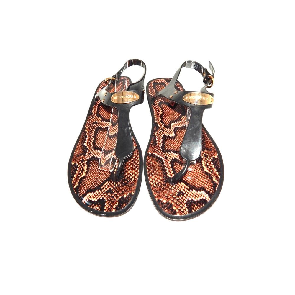 Michael Kors Thong Plate Jelly Sandals Size 10 Water Sandal